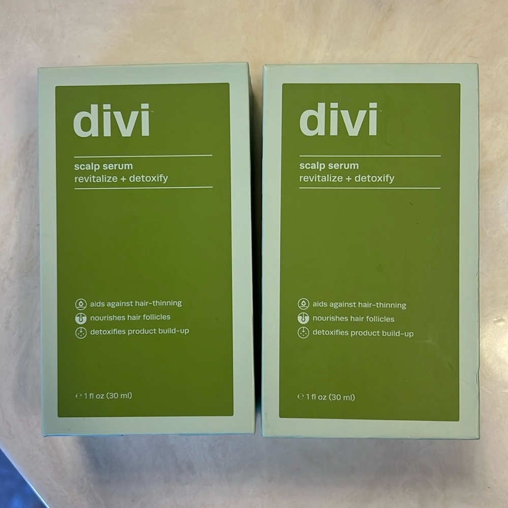TWO divi scalp serums